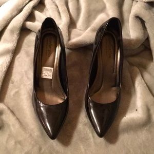 Patent leather heels